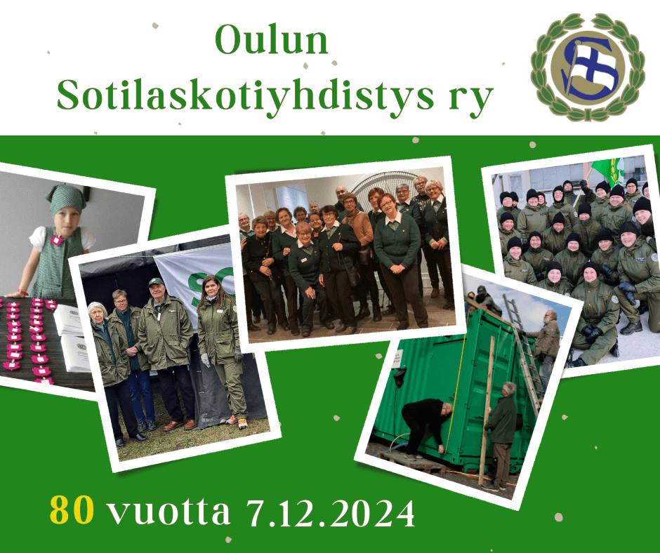 Oulun Sotilaskotiyhdistys ry 80 vuotta